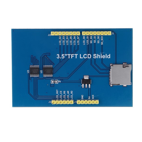 TFT LCD 3,5" schematic connection